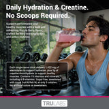 TRULABS stick en botella dentro del gimnasio, reposición post-entreno