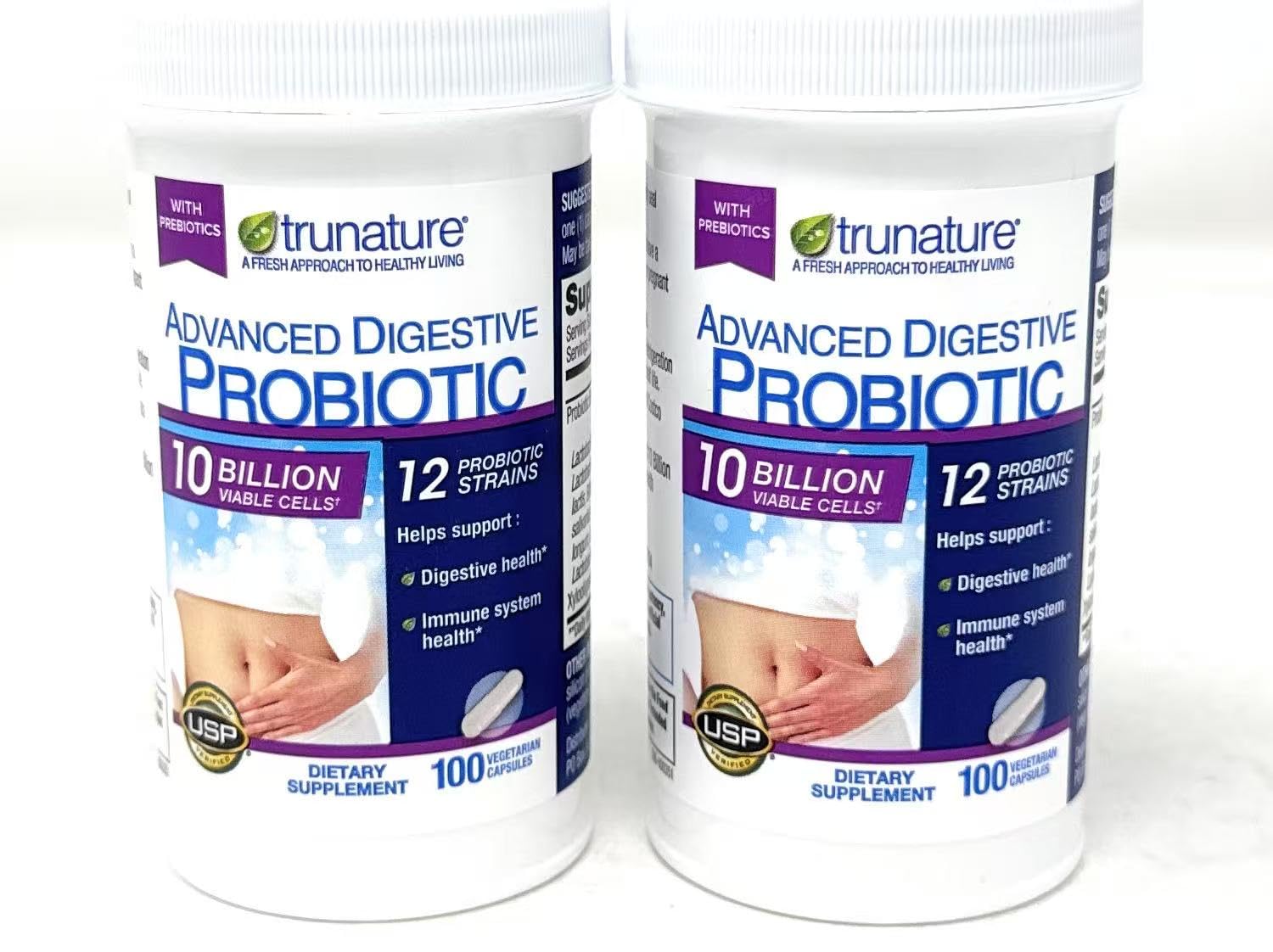 TruNature envase frontal mostrando dos pack y claridad de contenido