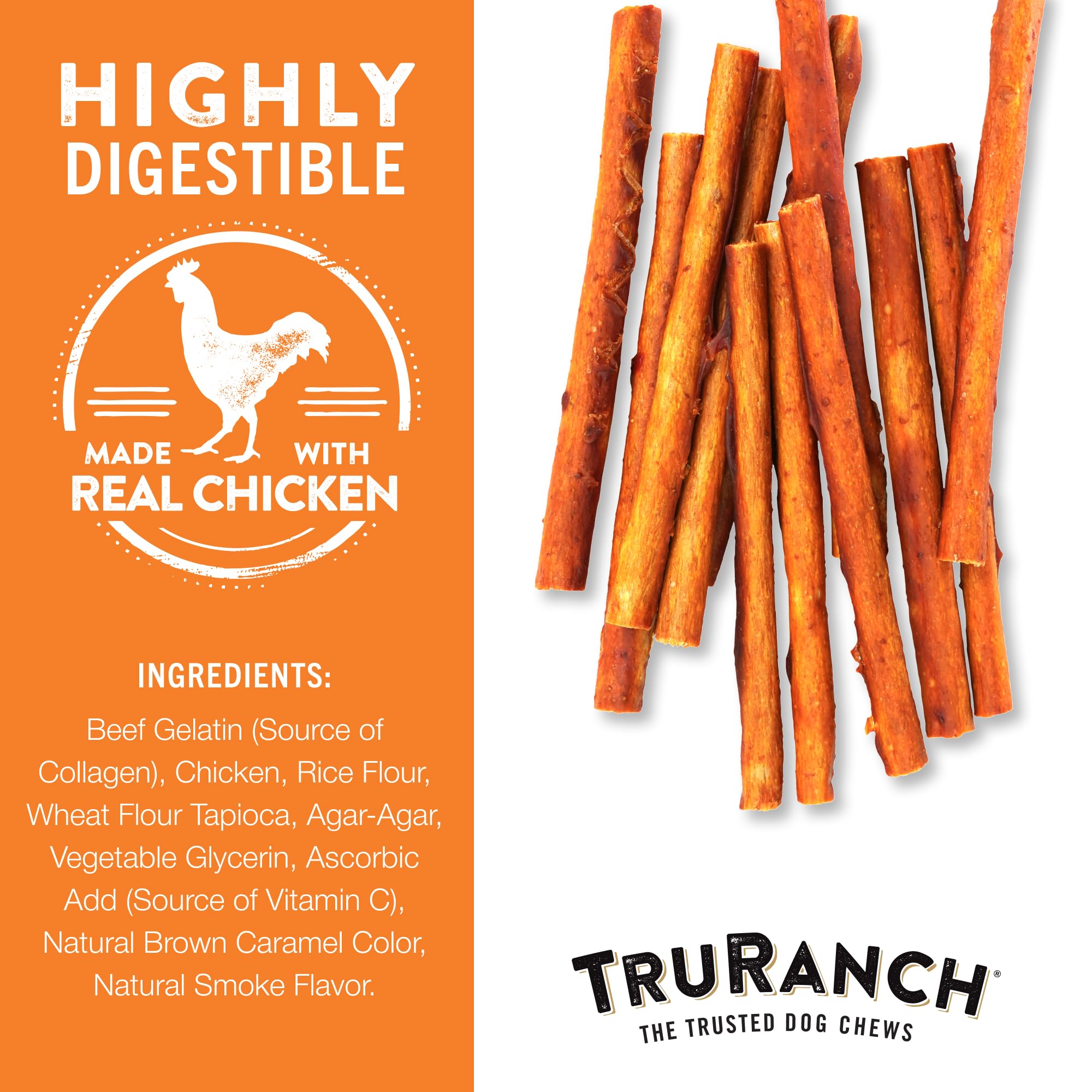 TRURANCH perro masticando la tira, distracción prolongada y entretenimiento