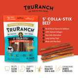 TRURANCH primer plano de textura del stick, masticación duradera y segura