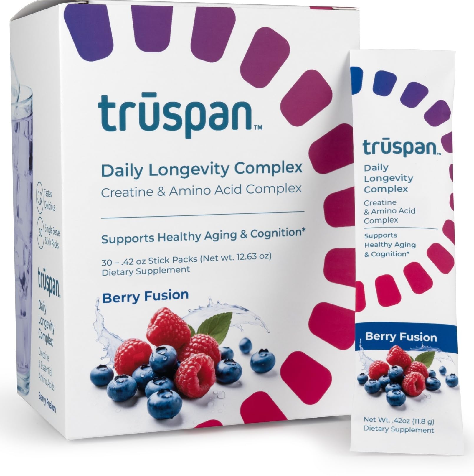 TRŪSPAN sobre frontal mostrando paquete y conveniencia