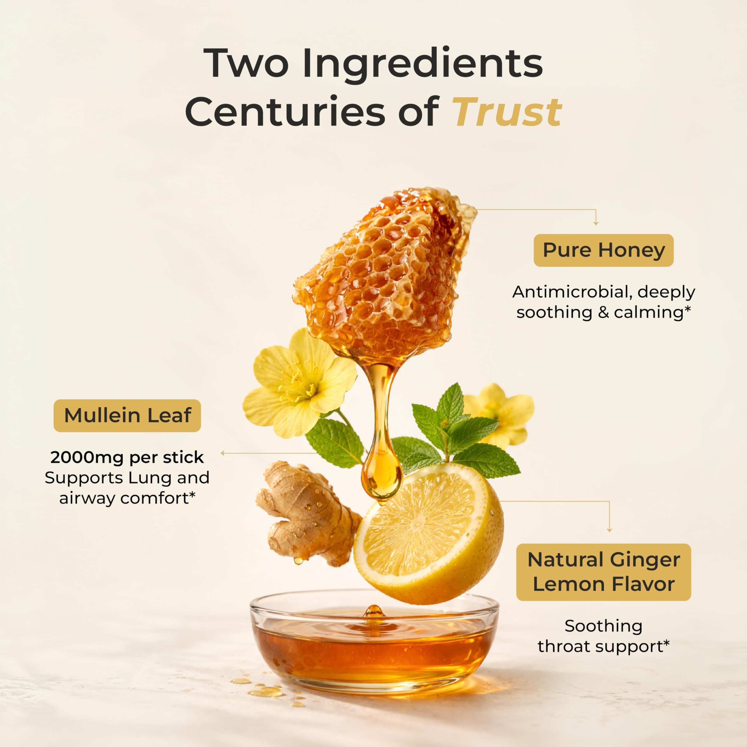 Trusted Rituals stick individual desempaquetado listo para consumir, fácil uso diario