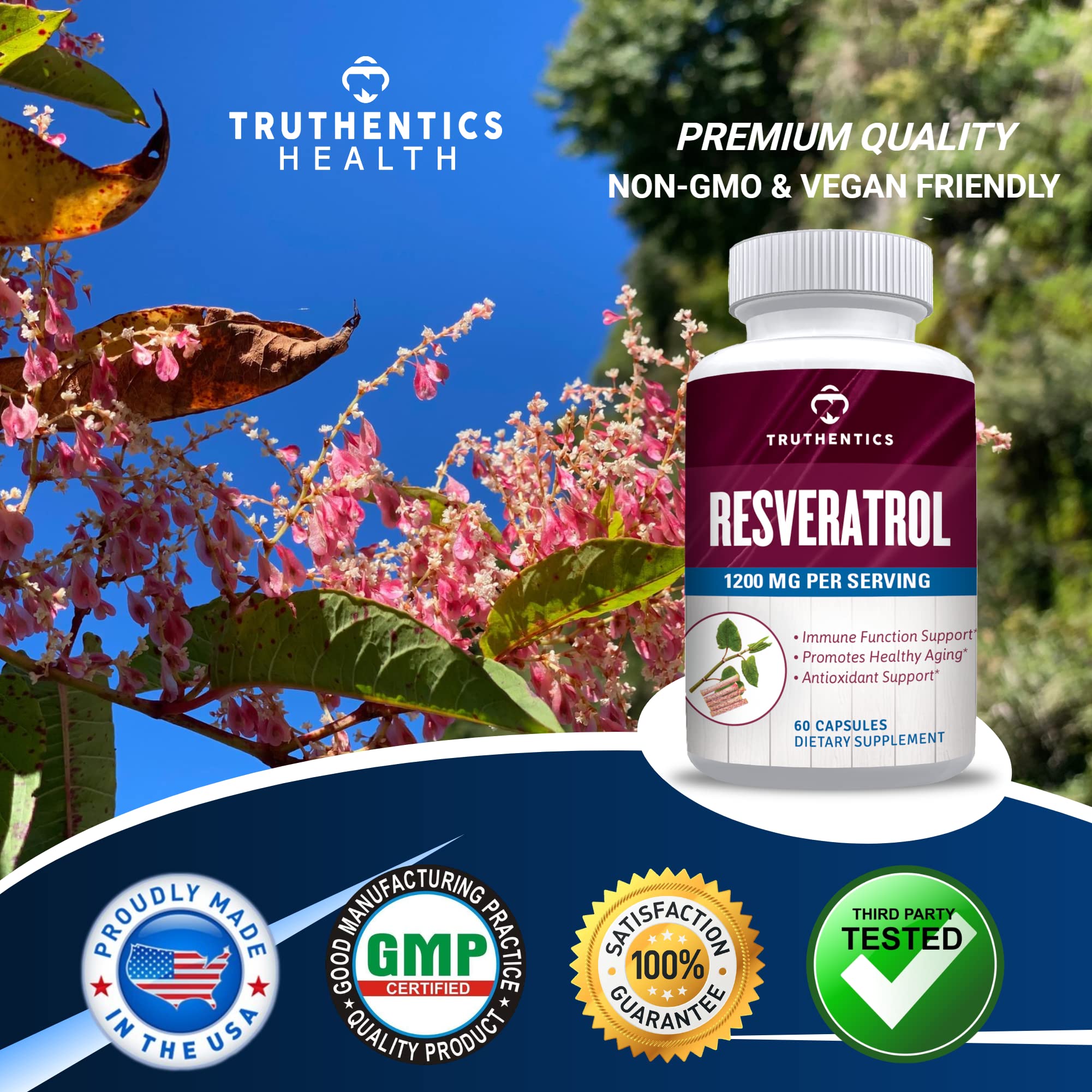 TRUTHENTICS cápsulas junto a desayuno saludable para integración diaria