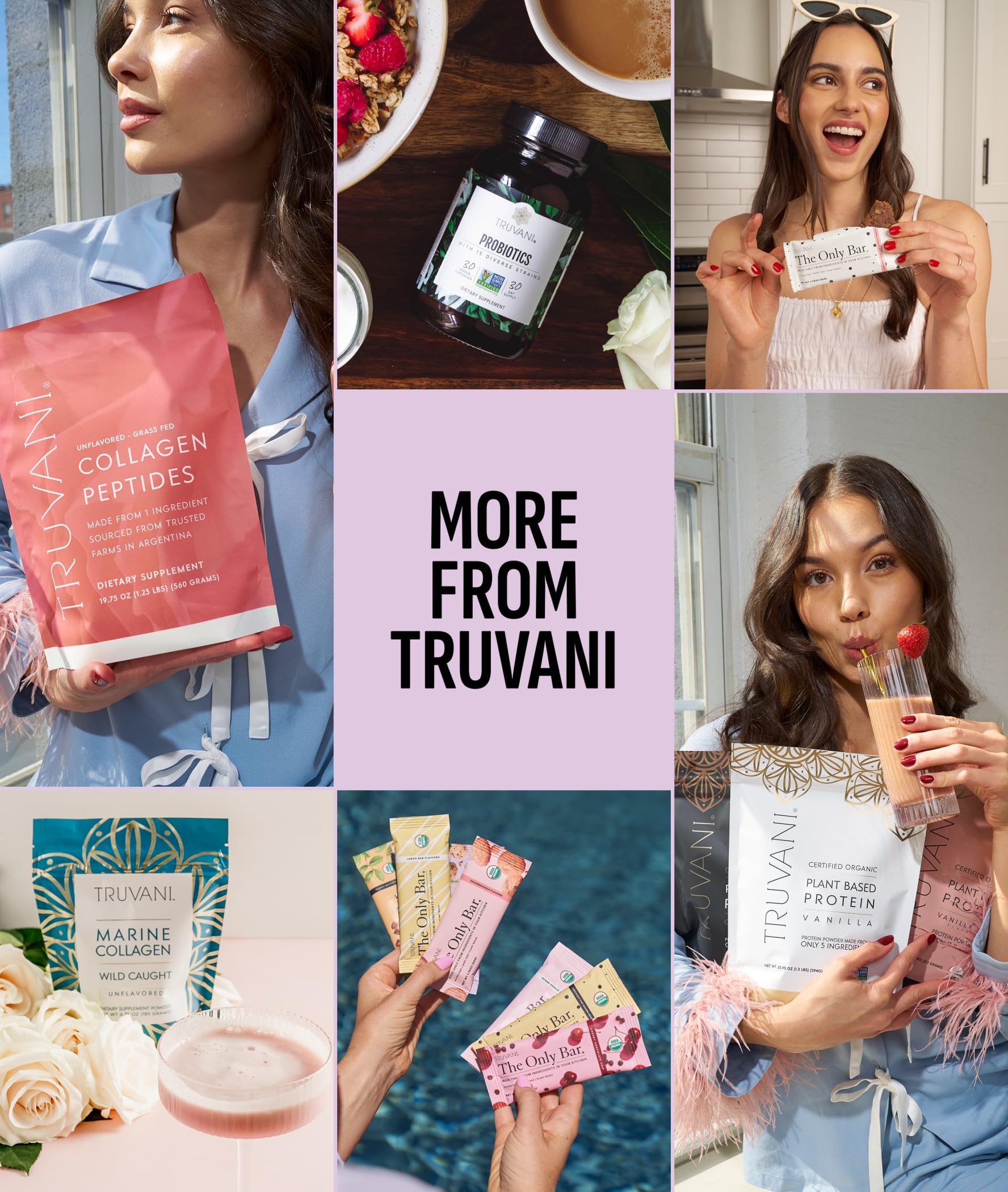Truvani en cocina con ingredientes naturales evocando uso diario limpio
