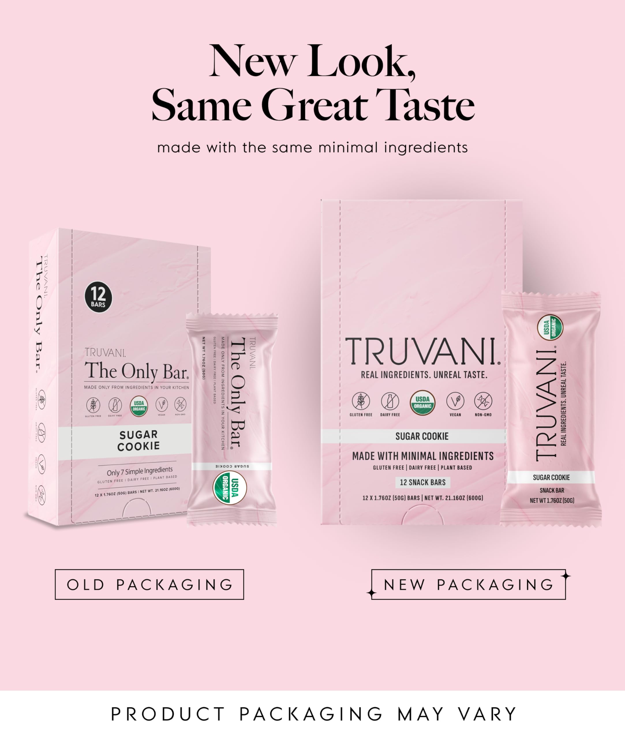 Truvani barra dentro de mochila ideal para snack rápido y saludable