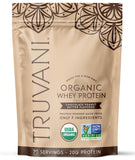 Truvani envase frontal Chocolate Peanut Butter mostrando la marca y beneficio proteína limpia