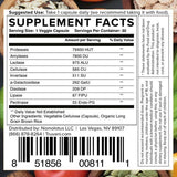 Truvani Digestive Enzymes en cocina con alimentos para transmitir uso práctico diario