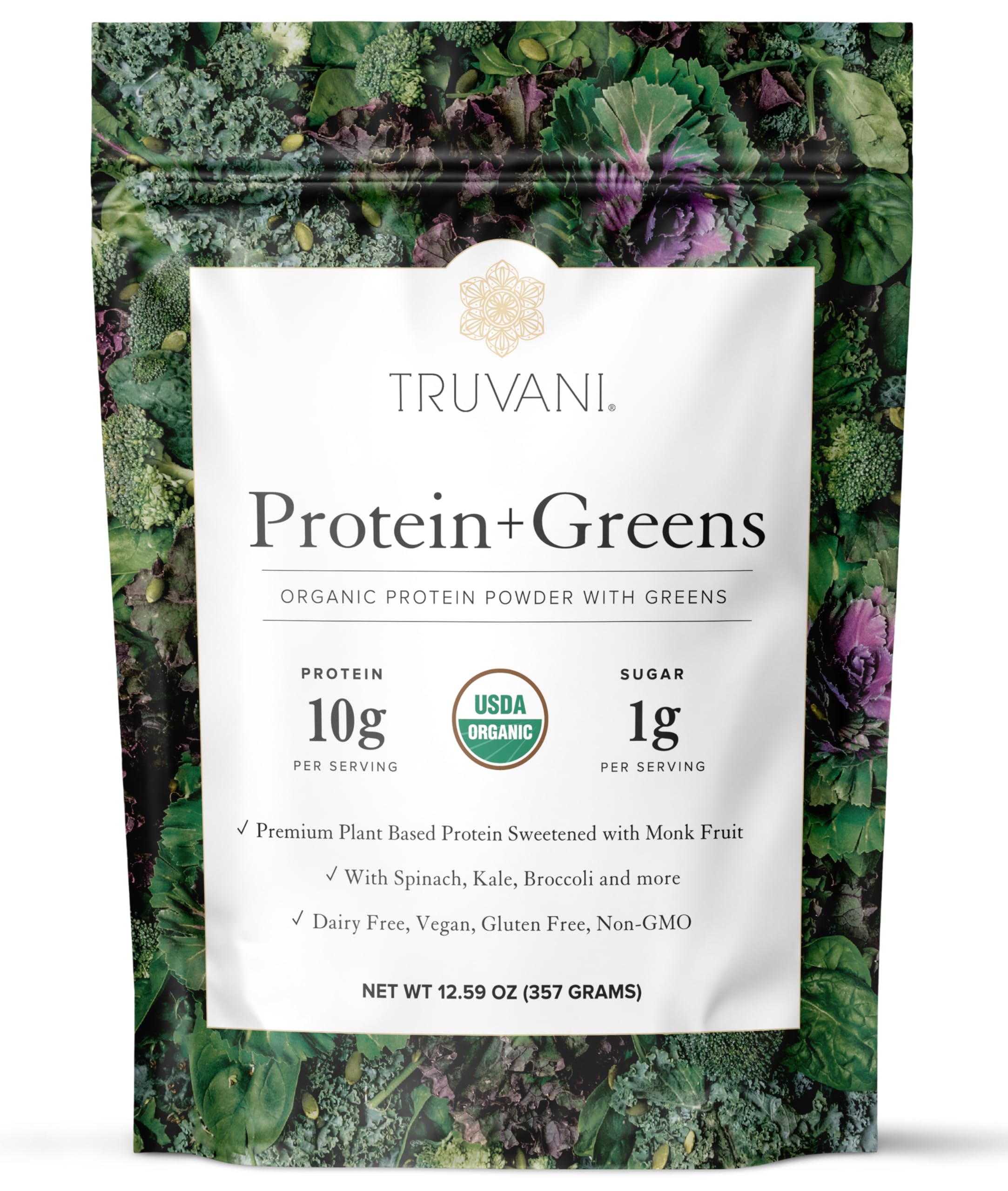 Truvani envase frontal mostrando la marca y diseño, confianza en ingredientes