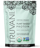 Truvani envase frontal mint chocolate mostrando diseño y porciones