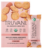 Truvani empaque frontal del pack de 12 muestra certificación orgánica y conveniencia