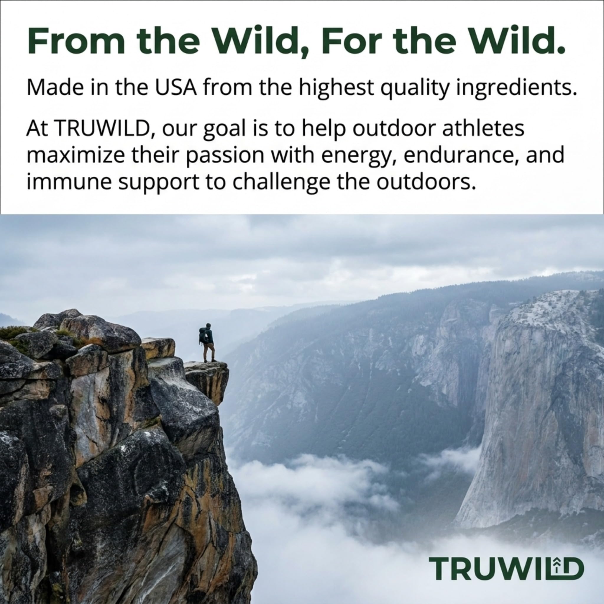 TruWild bebida en mesa de desayuno, ilustra integración en estilo de vida