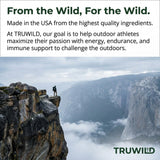 TruWild bebida en mesa de desayuno, ilustra integración en estilo de vida