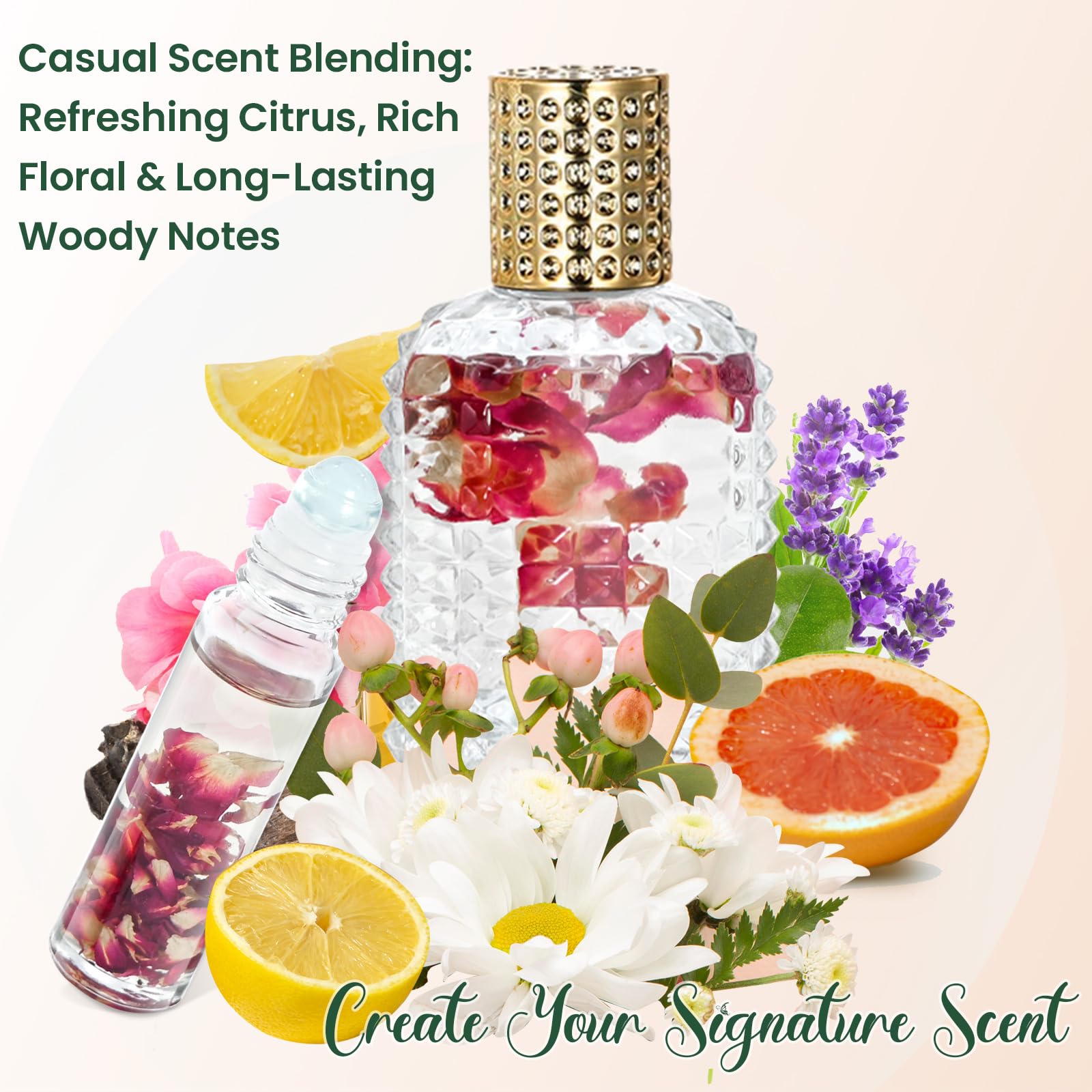 TSVATE frasco roll-on 10 ml ambar para viajes y protección UV