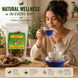 Tu Salud Plus escena de ritual de té, ambiente sereno para una pausa diaria