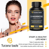 Tucano Bads botella junto a arándanos e hibisco para enfatizar fórmula