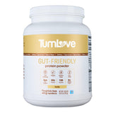 TumLove empaque frontal vainilla mostrando sello Low FODMAP y beneficio digestivo