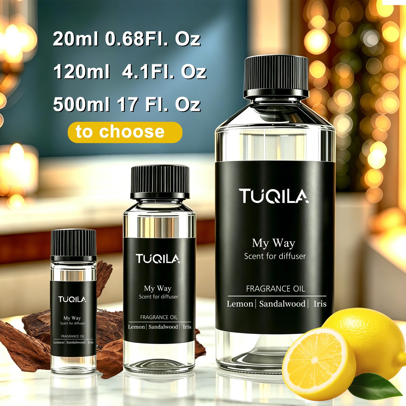 Tuqila My Way en difusor sin agua en uso para aroma sostenido