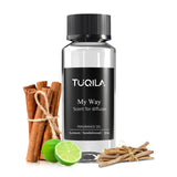 Tuqila My Way frasco frontal mostrando diseño elegante y lujo