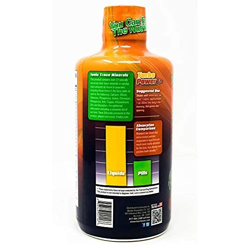 Turbo Power en uso vertido en un vaso para una toma fácil y práctica