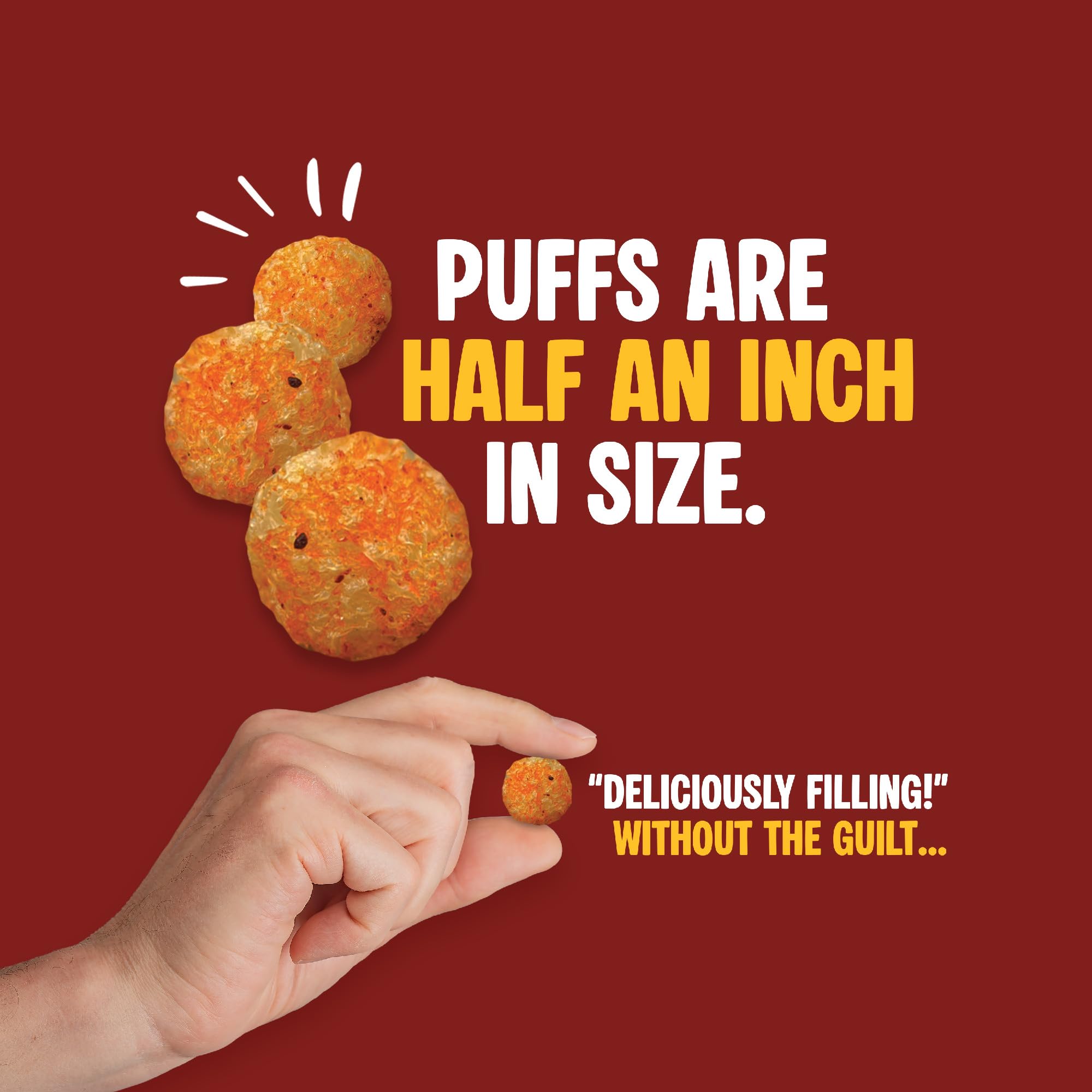 Twin Peaks puffs en plato con dip bajo en carbohidratos para servir