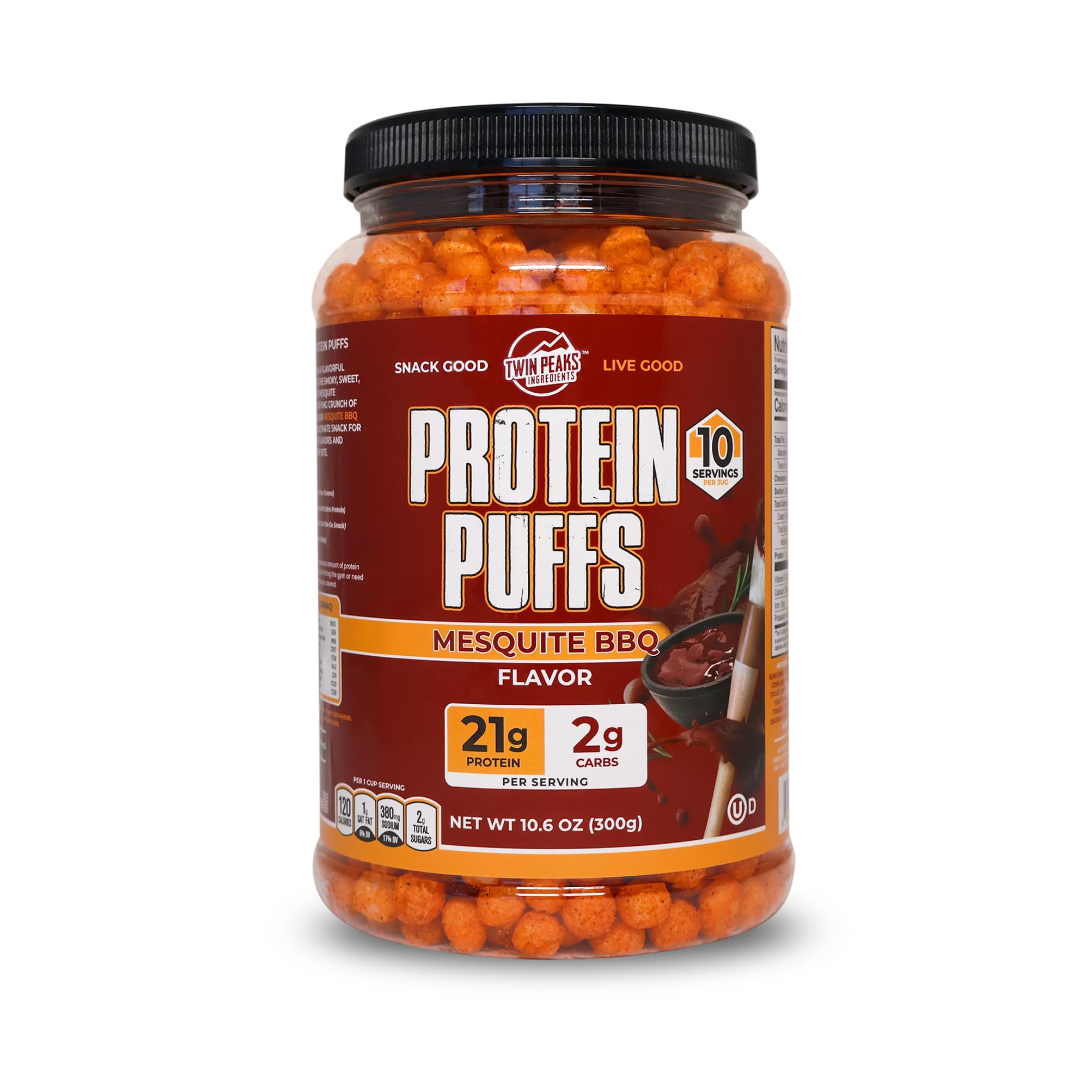 Twin Peaks frontal del envase 300g mostrando etiqueta y beneficios