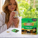Twinings detalle de hojas de té para apreciar origen y suavidad