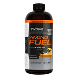 Twinlab frasco frontal Orange Rush mostrando etiqueta clara y volumen