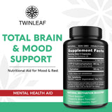 TWINLEAF NUTRITION cápsula detalle de textura muestra formato vegano práctico