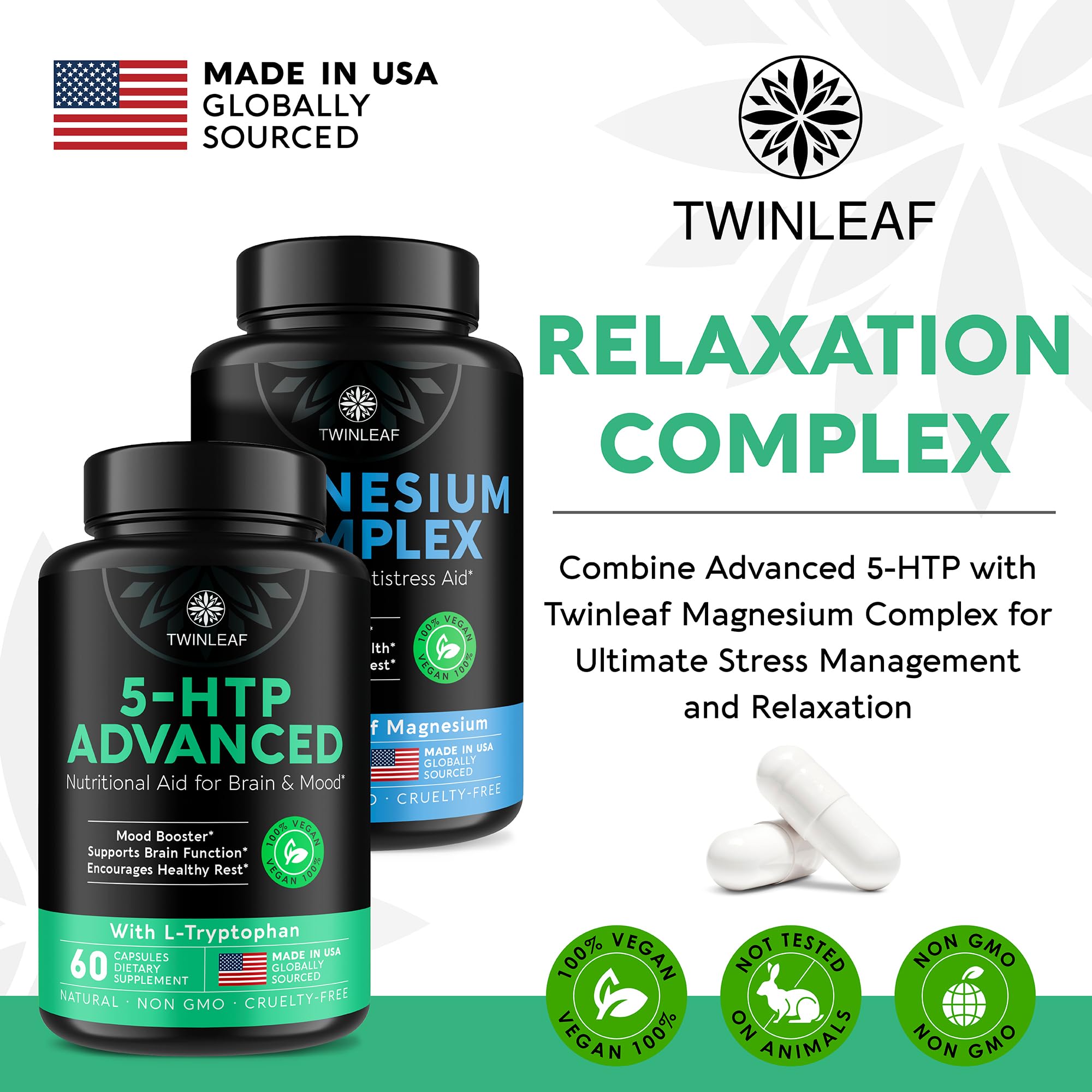 TWINLEAF NUTRITION etiqueta nutricional ampliada para ver dosificación y componentes