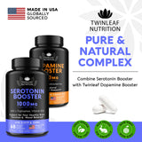 TWINLEAF NUTRITION etiqueta de manufactura EE. UU. que transmite calidad