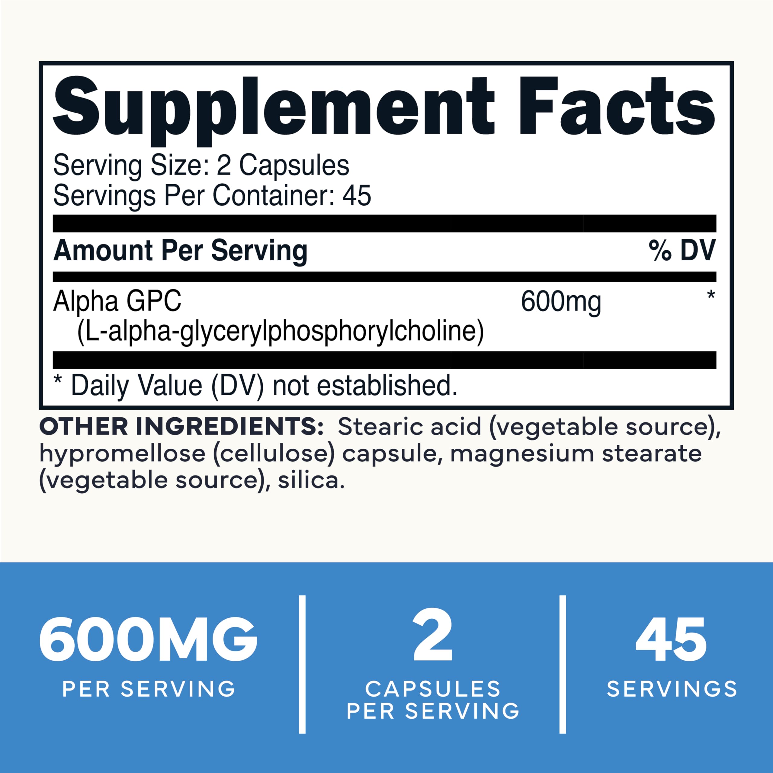 Type Zero cápsula en mano indicando 600 mg por cápsula y fácil dosificación