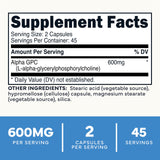 Type Zero cápsula en mano indicando 600 mg por cápsula y fácil dosificación
