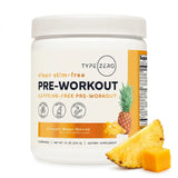 Type Zero frasco delantero con sabor Pineapple Mango y diseño claro