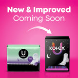 U by Kotex primer plano del núcleo CushionCore para absorción rápida y ajuste