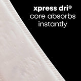 U by Kotex protector en bolso para llevar, práctico y listo para uso