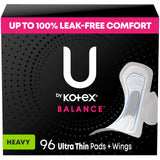 U by Kotex empaque frontal muestra cantidad y utilidad