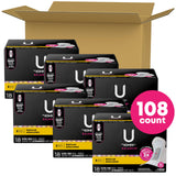 U by Kotex toalla individual envuelta para higiene y acceso fácil