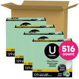 U by Kotex protector individual envuelto, discreción y portabilidad inmediata