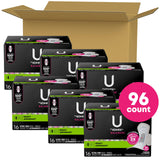 U by Kotex toalla abierta con centro elevado absorción rápida