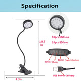 U4GLORY clip y bisagra ajustable para dirigir la luz con facilidad