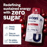 UCAN Edge detalle de ingredientes LIVSTEADY y electrolitos para energía estable