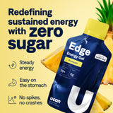 UCAN Edge piña vista de textura cremosa que facilita digestión durante ejercicio