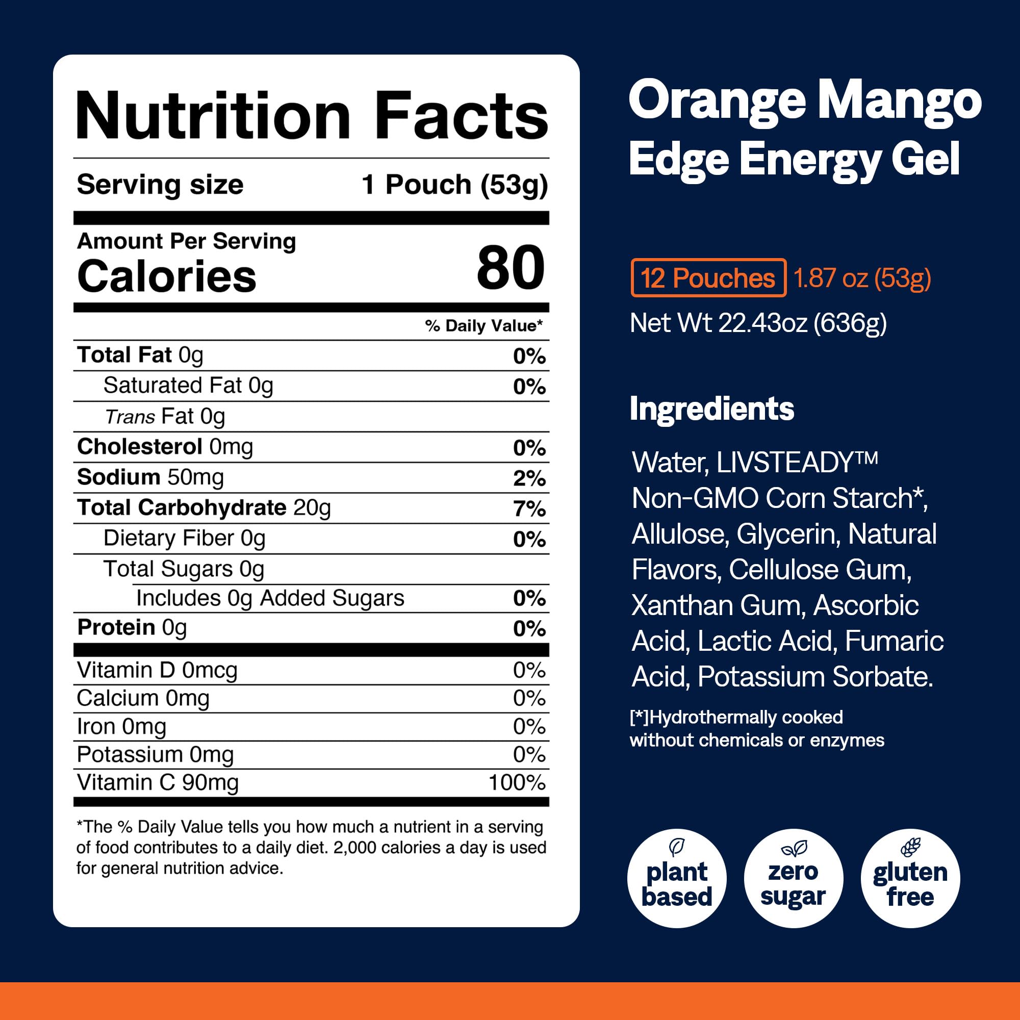 UCAN Edge varios sobres juntos enfatizando porciones individuales y conveniencia