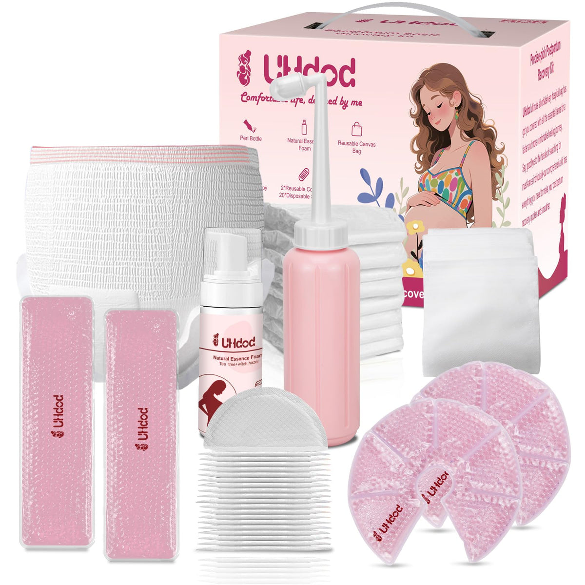 UHdod kit postparto empaquetado listo para uso inmediato
