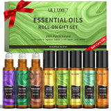 ulluxe embalaje frontal mostrando las ocho botellas, ideal para regalo