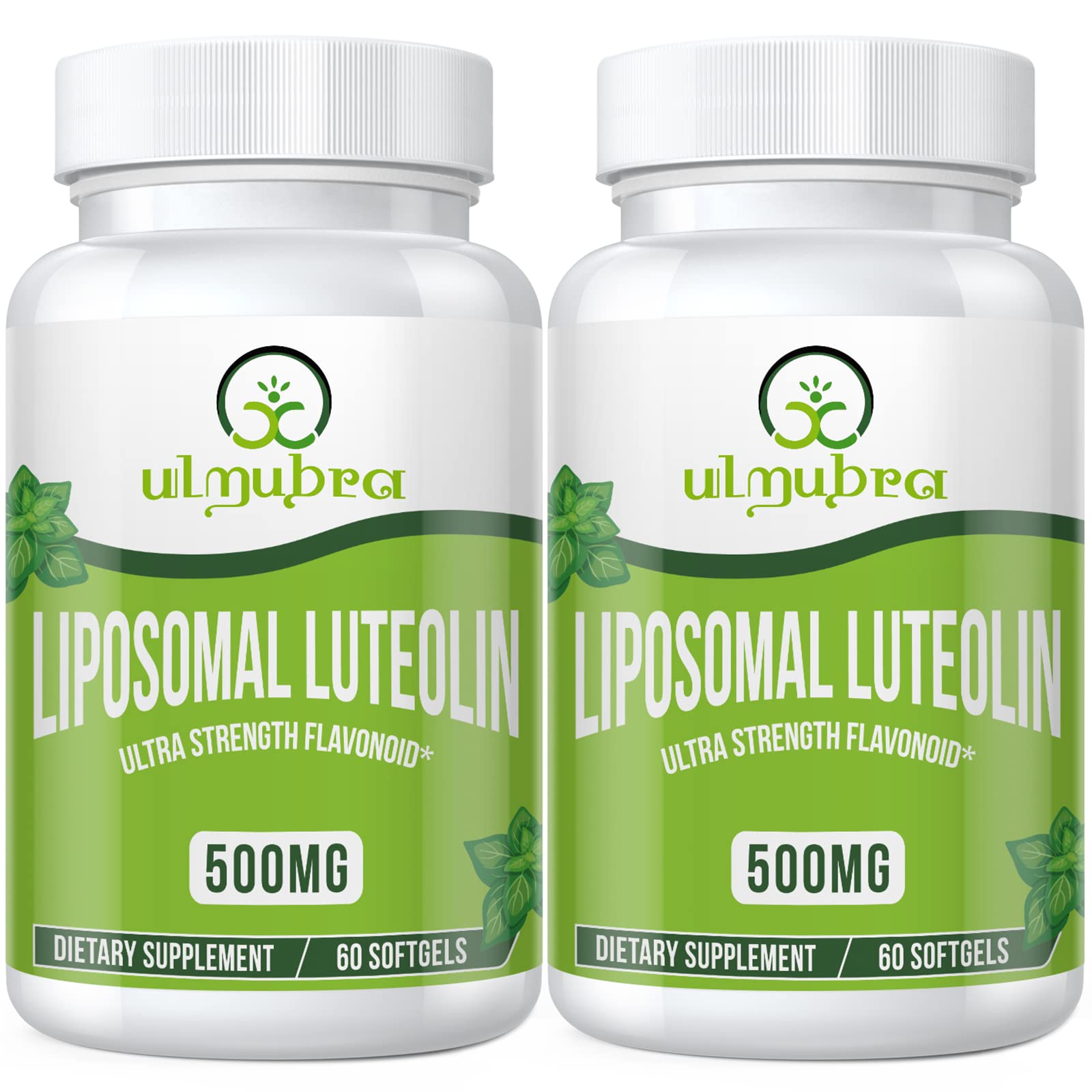 Ulmubra frontal del envase mostrando 500mg y mensajes de calidad