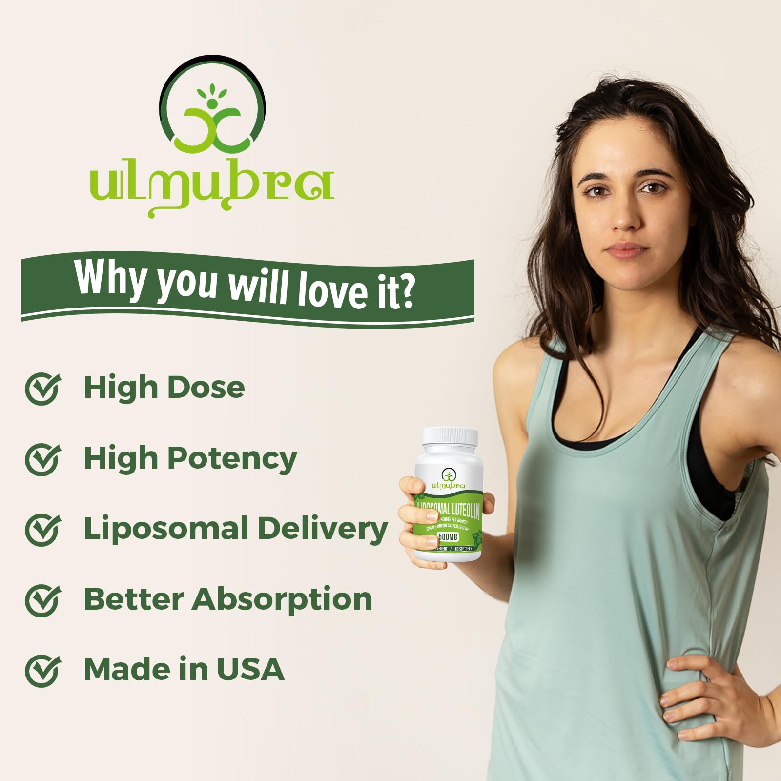 Ulmubra ilustración liposomal mostrando protección y absorción mejorada