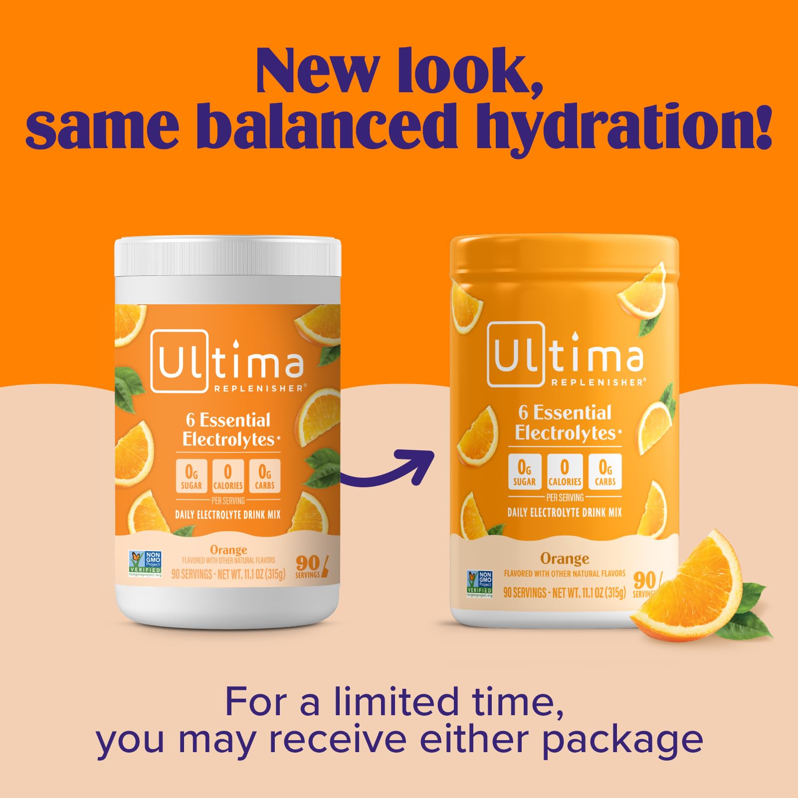 Ultima Replenisher detalle de etiqueta con lista de electrolitos y vitaminas