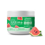 Ultima Replenisher frente del envase mostrando sabor sandía y beneficios