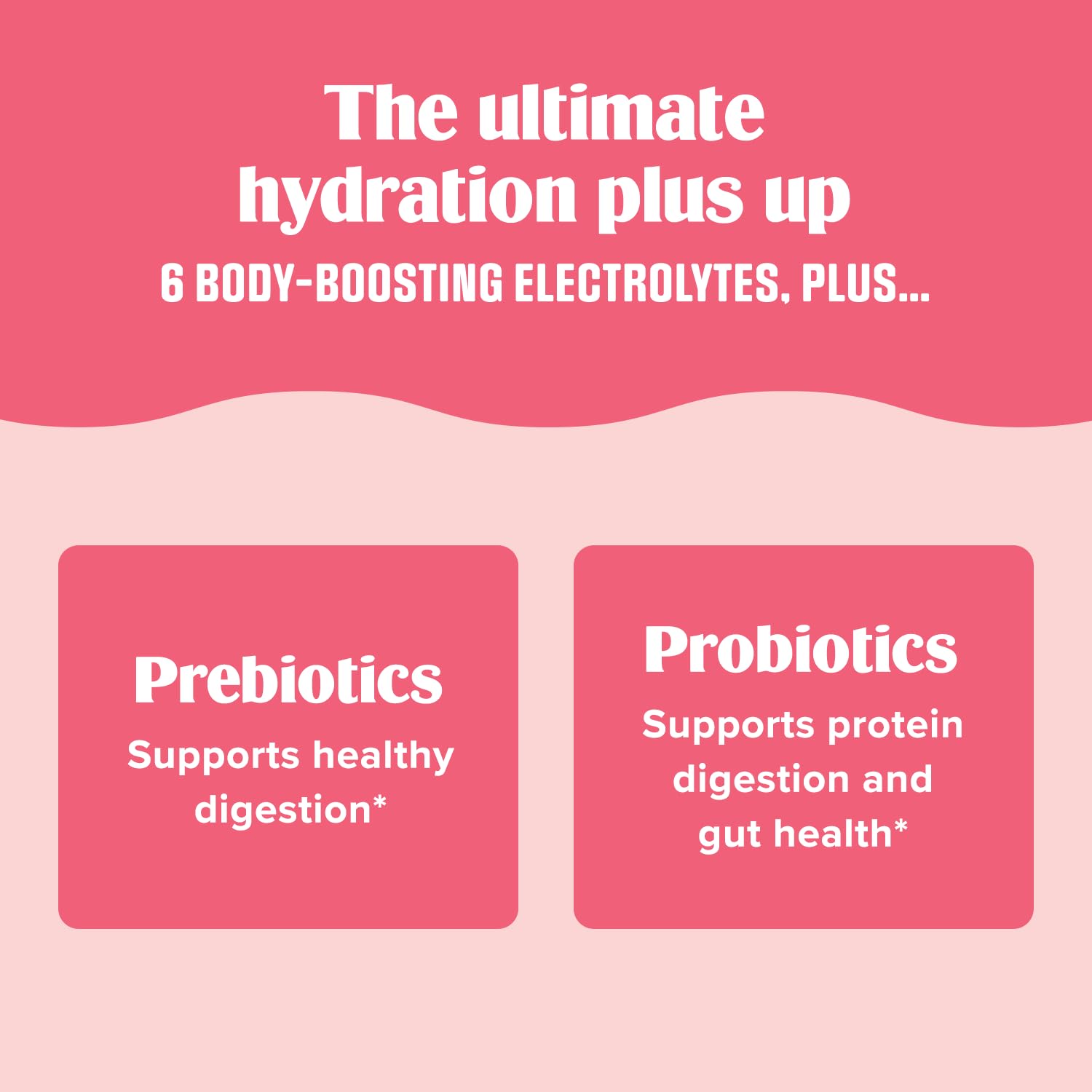 Ultima Replenisher stickpack vertiéndose en botella de agua para preparar bebida hidratante al instante